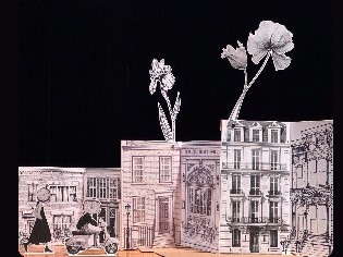 bâtiment en papier