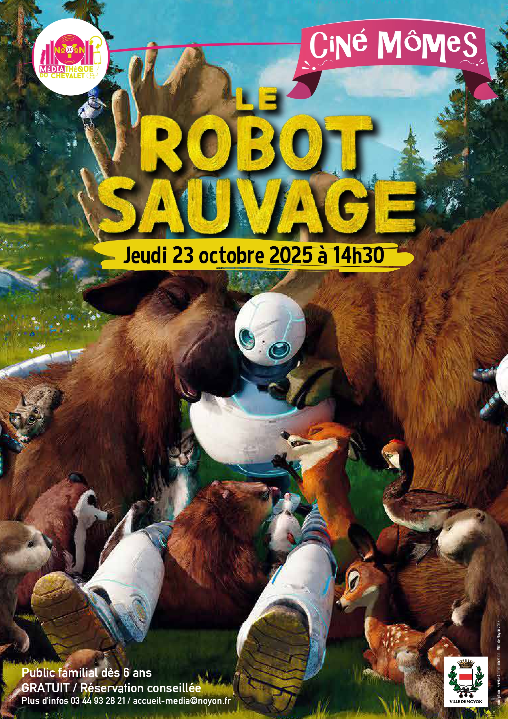 robot dans la nature